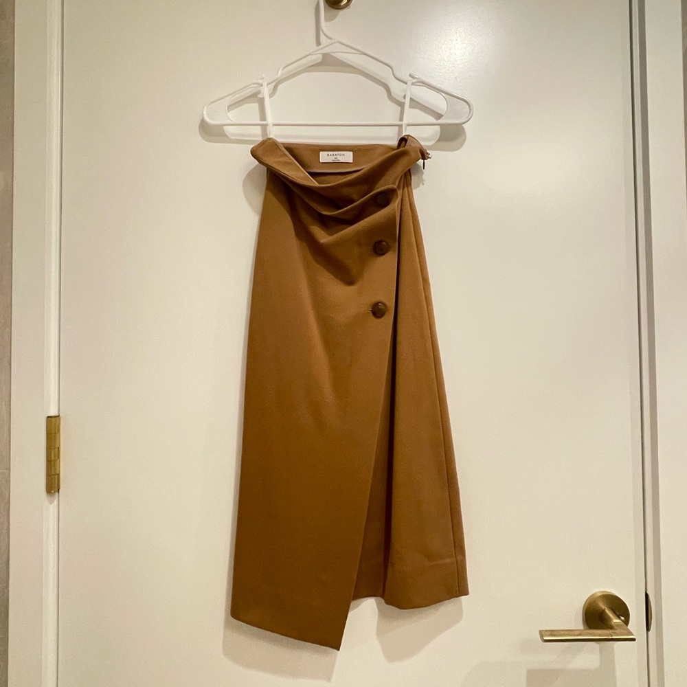 Aritzia Babaton pencil skirt in brown